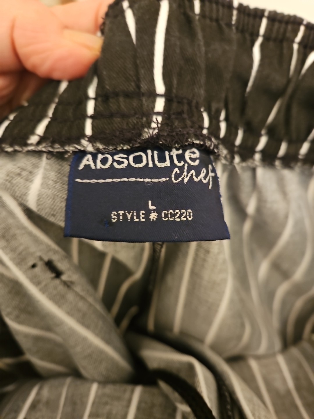 3 Pair L Chef Pants. Chefwear, Uncommon Threads, Absolute Chef Great Condition