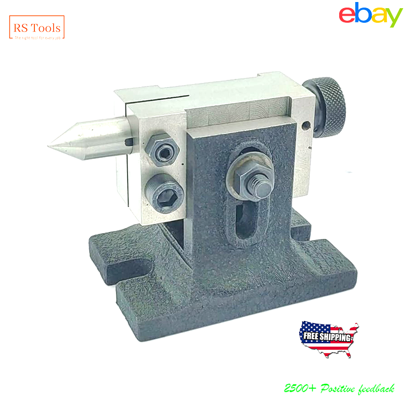 Single Bolt Small Lathe Tailstock for 3 inches (75 mm) & 4 inches (100 mm)