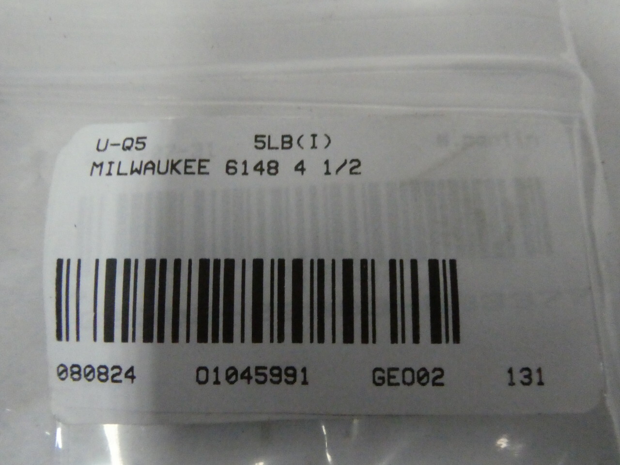 Milwaukee 6148 Sander-grinder 10,000rpm 4-1/2in 120v-ac 120v-dc