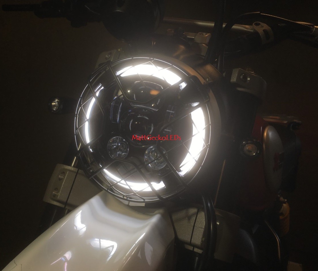 LED Headlight: 2015-2022 Ducati Scrambler . Much brighter than factory headlight
