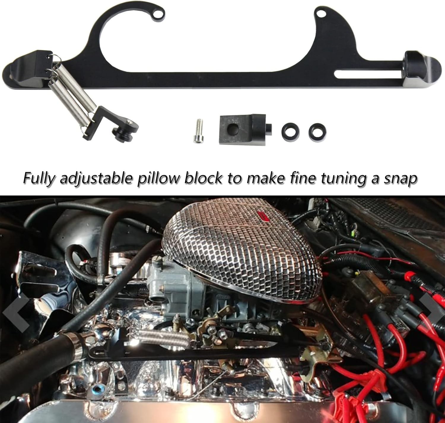 Throttle Cable Carb Bracket Carburetor 350 for Holley Aluminum 4150 4160 Series