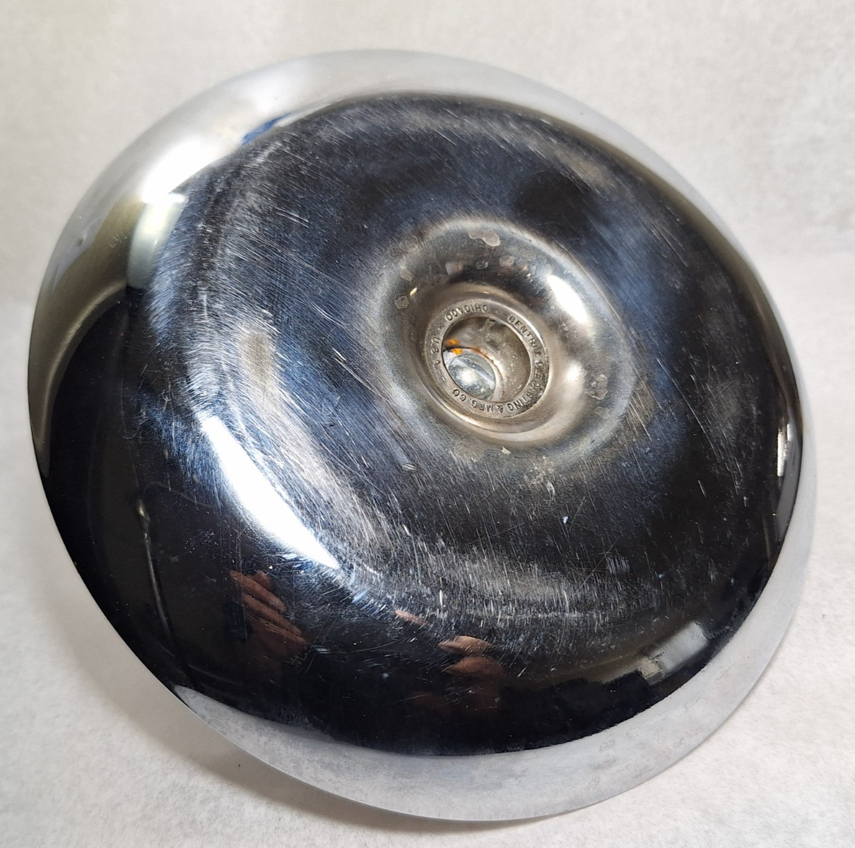 Vintage Mack Truck Bulldog Chrome 7" Cigar Ashtray