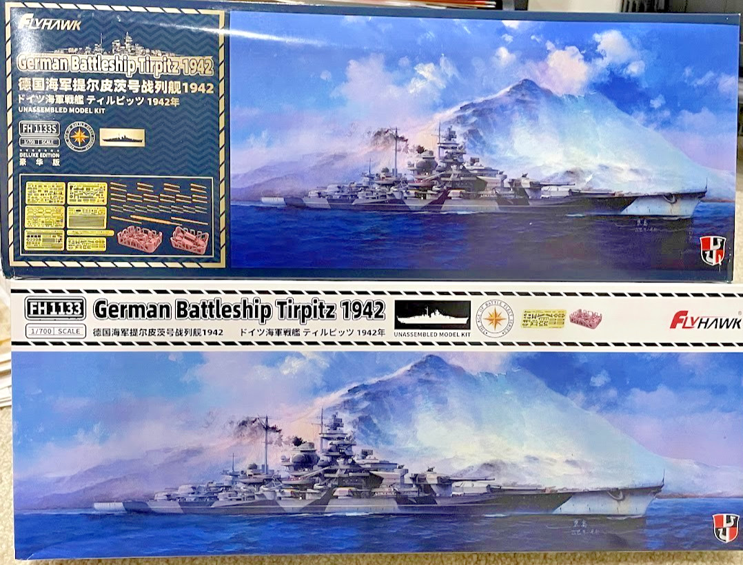 1/700 DKM TIRPITZ 1942 German Battleship and Upgrades * Flyhawk FH1133 FH1133S
