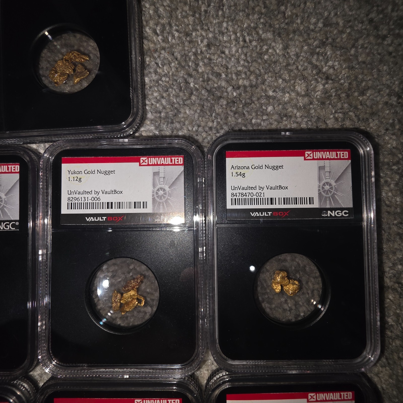 Alaskan gold nuggets 18.02 grams