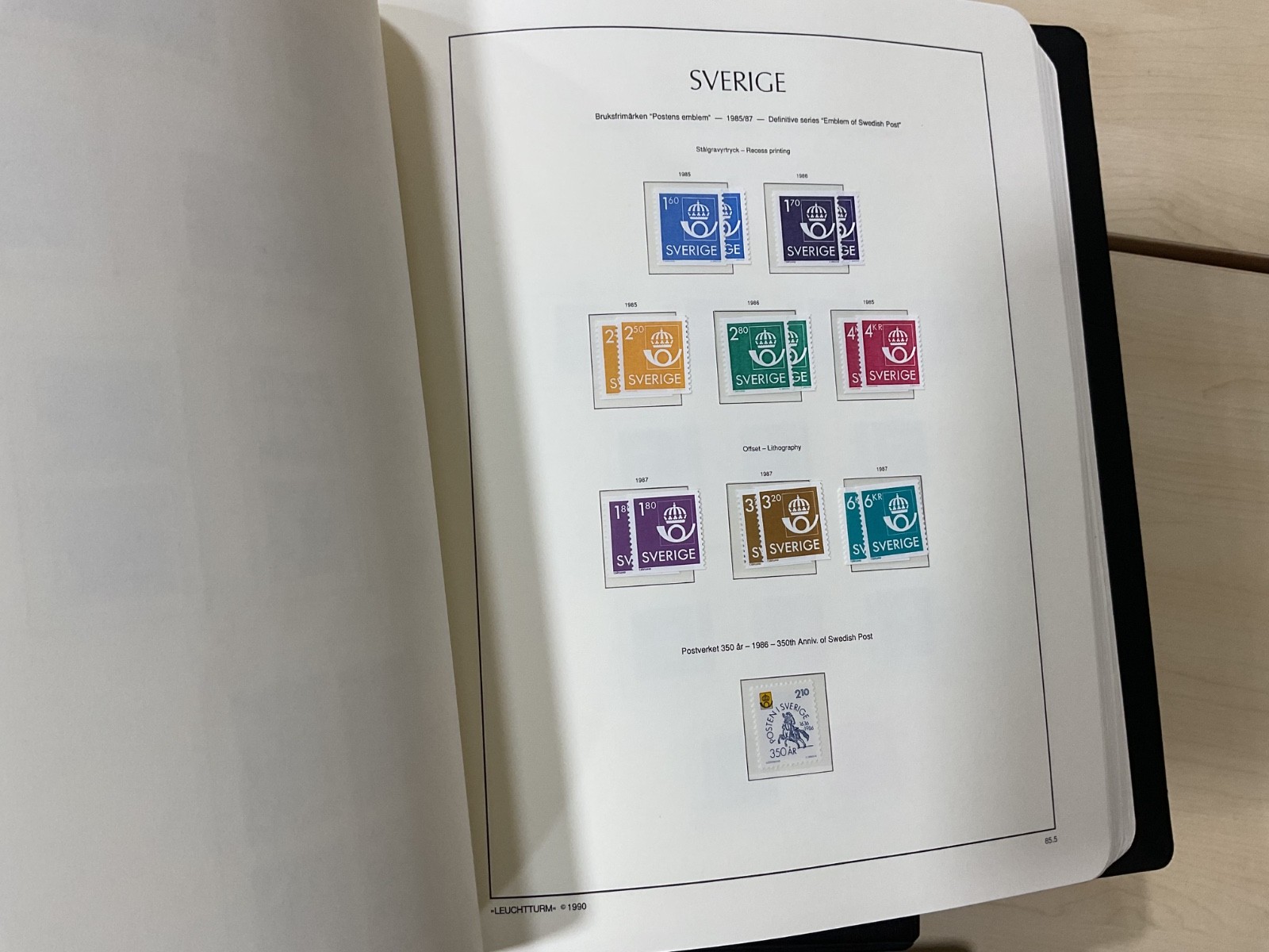 Sweden stamps. 1970 - 2008. 2 Light house albums. G/208*