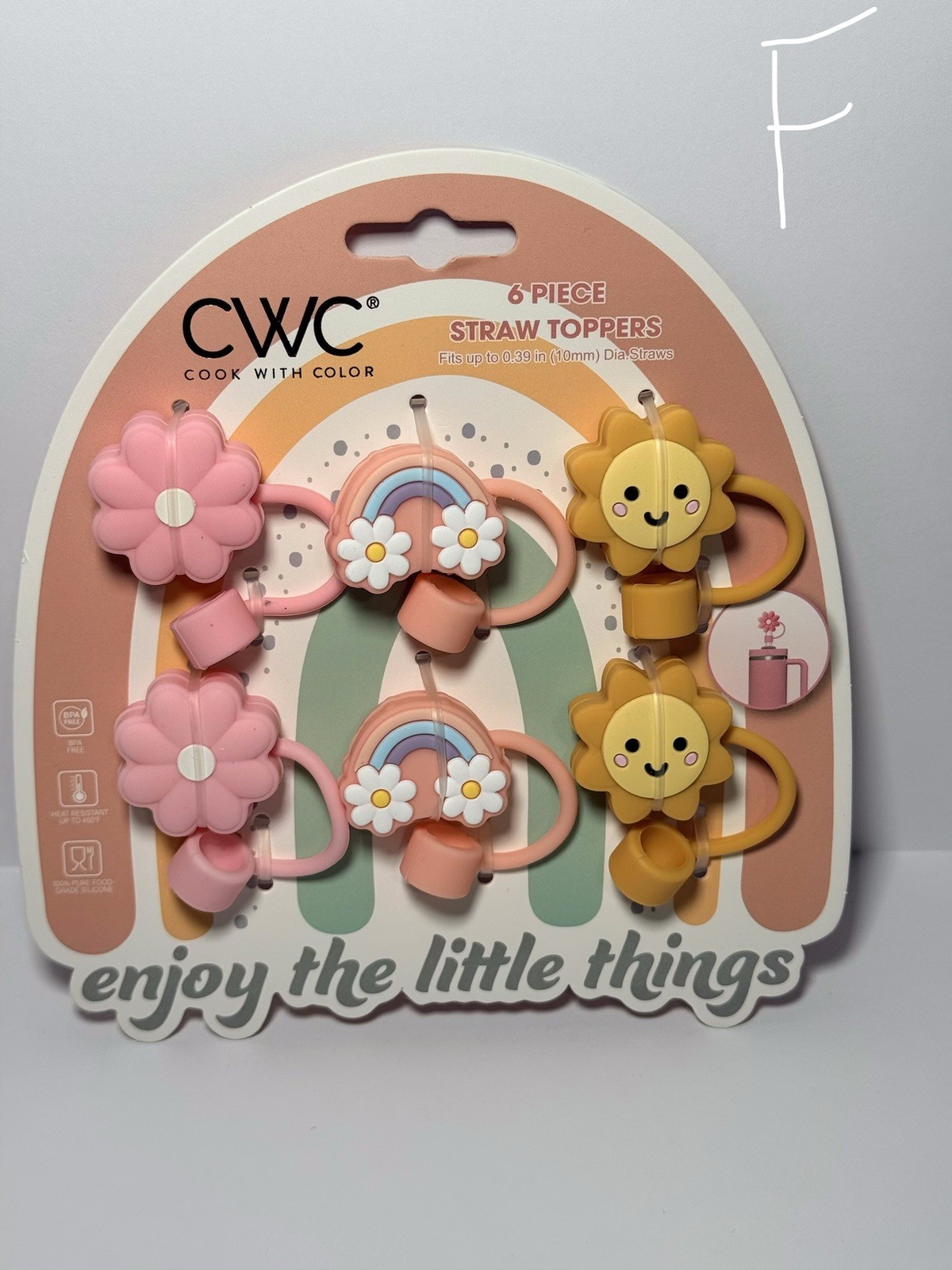Cook With Color (CWC) EASTER SPRING Straw Toppers Covers BNWT | 6 DIFFERENT SETS