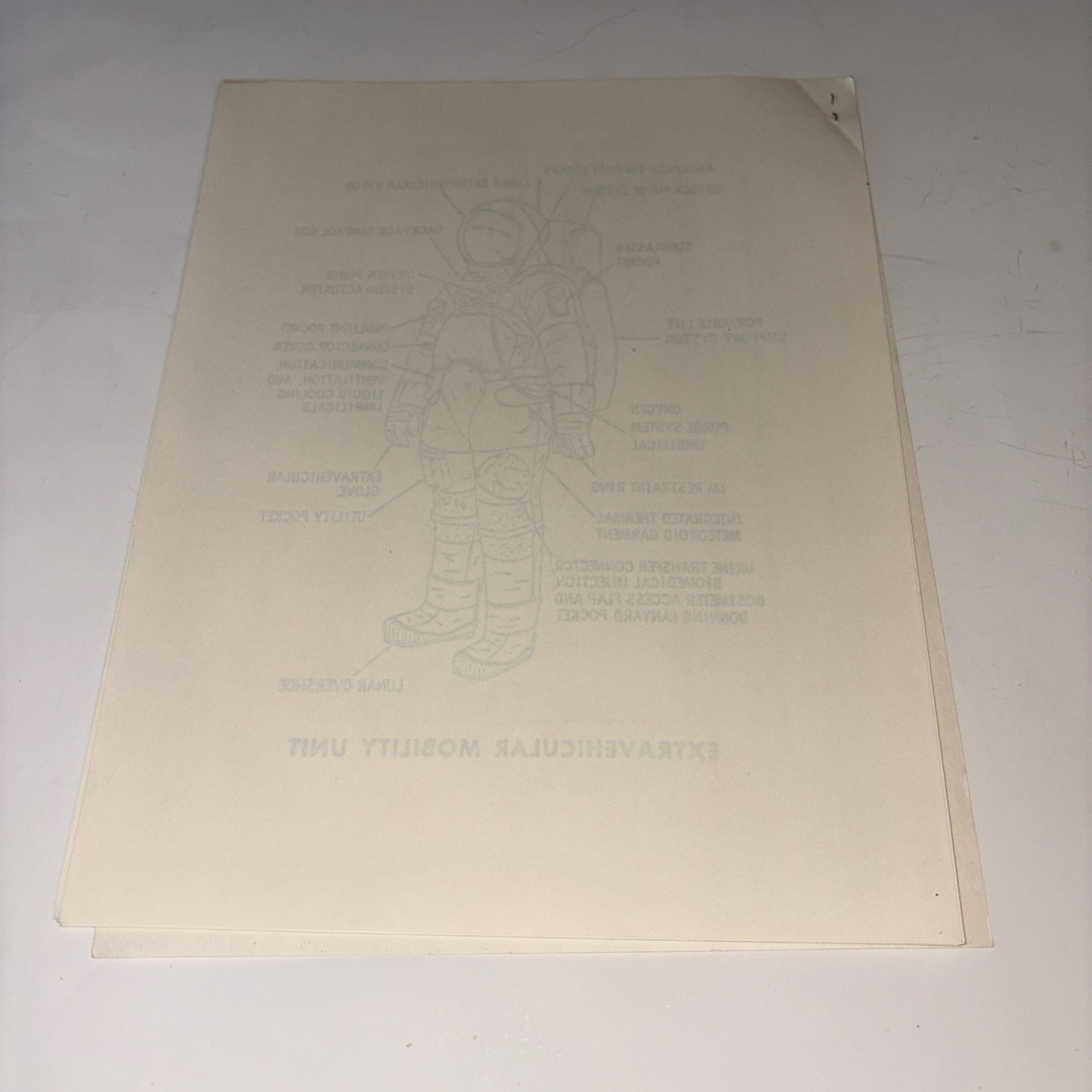 Vintage Apollo 13 Lunar Landing Mission Press Kit Small Graphic NASA Rare