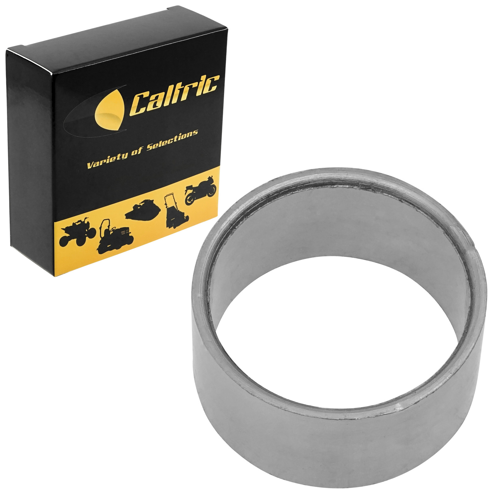 Caltric Exhaust Muffler Gasket For Kawasaki Ninja ZX6R ZX636 2013-2020