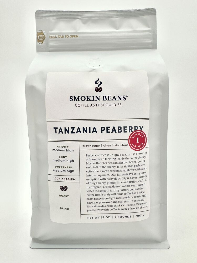 1-10lb Tanzania Peaberry * Specialty Coffee * Order Today Roasted Today