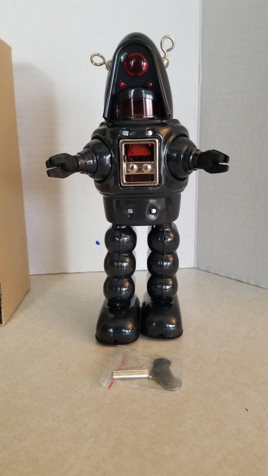 Robby The Robot Twilight Zone 8.5" Tin Wind-Up DK Gray Ed New In Box Shelf Up1