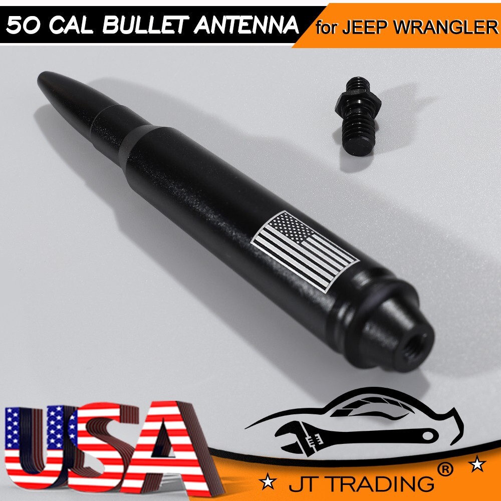 USA Bullet Antenna for 2007-2021 Jeep Wrangler JK JL Rubicon Sahara Gladiator