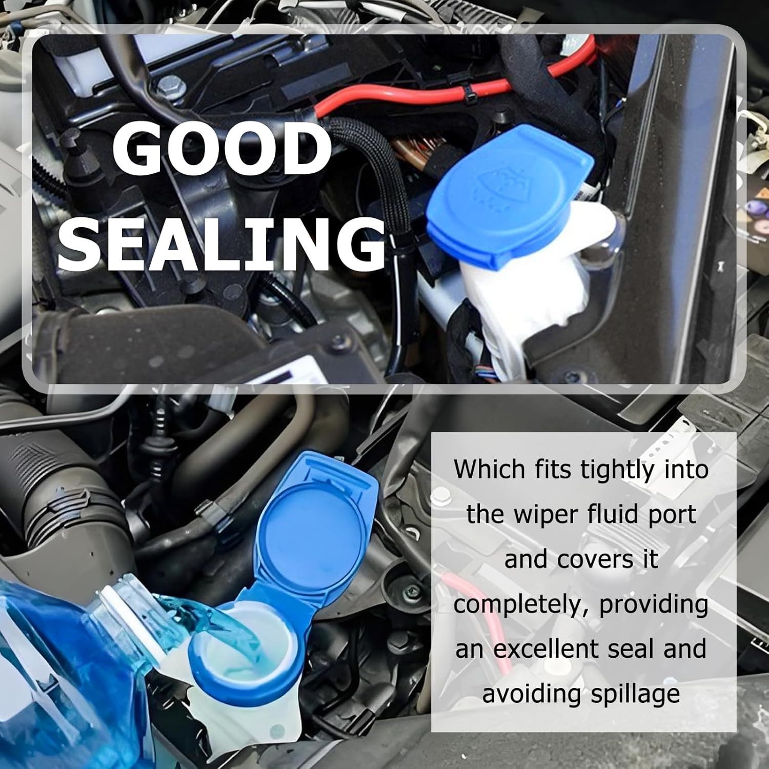 Windshield Washer Fluid Cap,OEM#3Q0955455,Washer Fluids Reservoir Caps Car