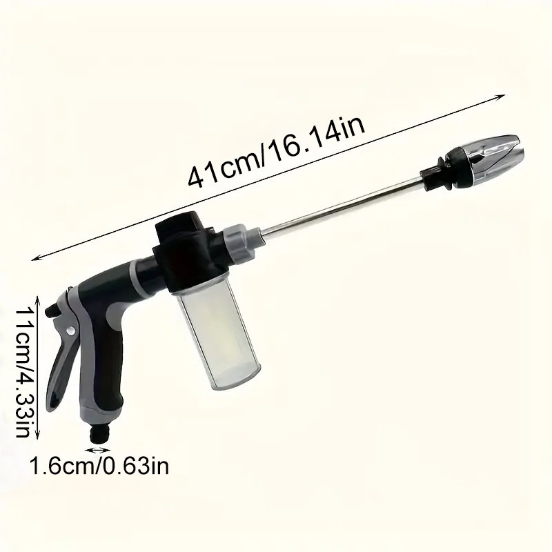 Car Snow Foam Washer Gun High Pressure Garden Wash Cleaning Soap Bottle Sprayer