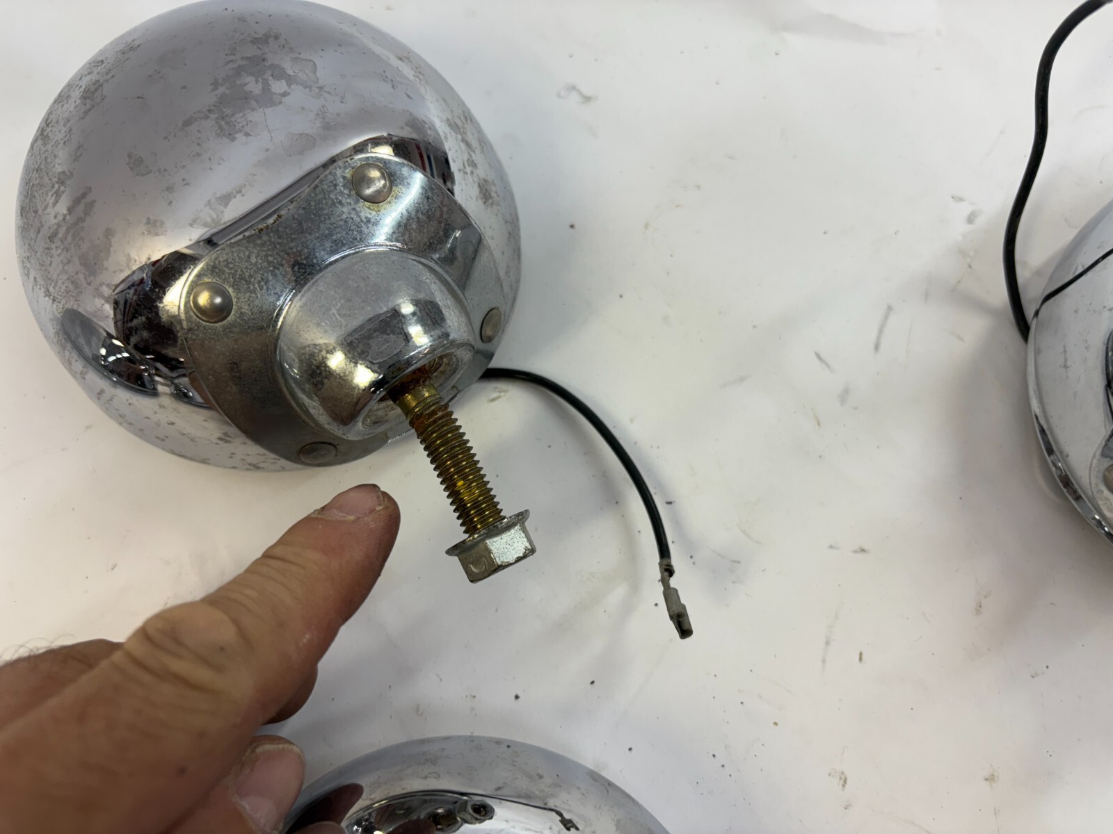 Harley assorted non perfect passing lamp spotlight buckets shells quantity 5