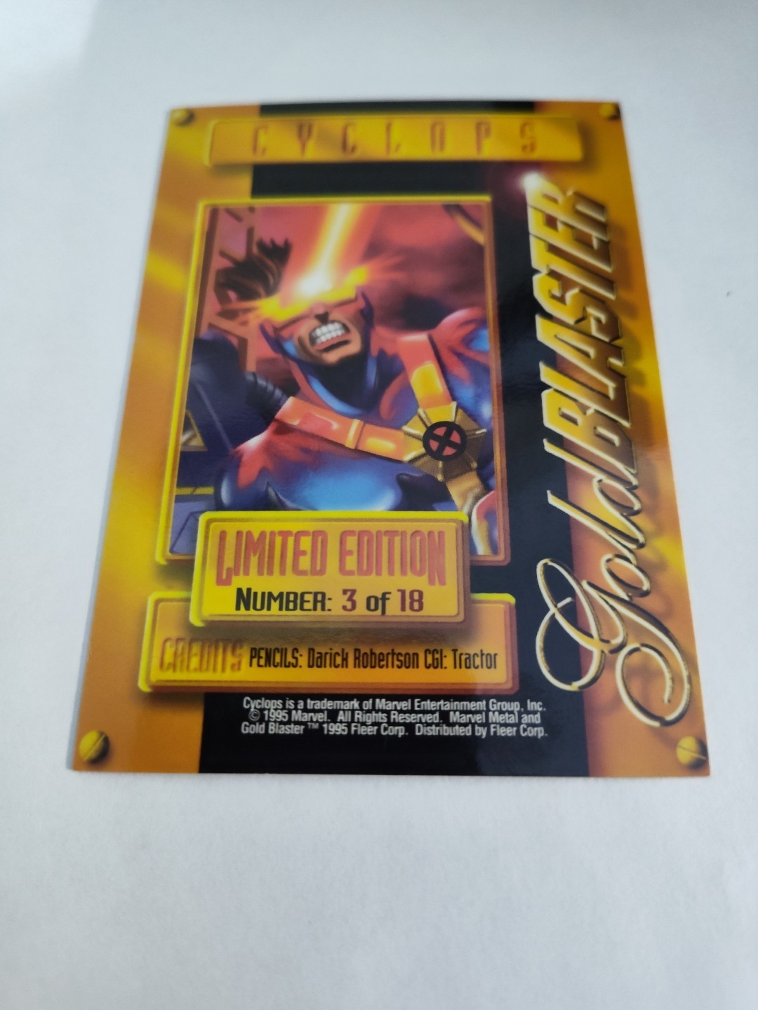 1995 fleer marvel metal gold blaster limited edition you pick fill your set