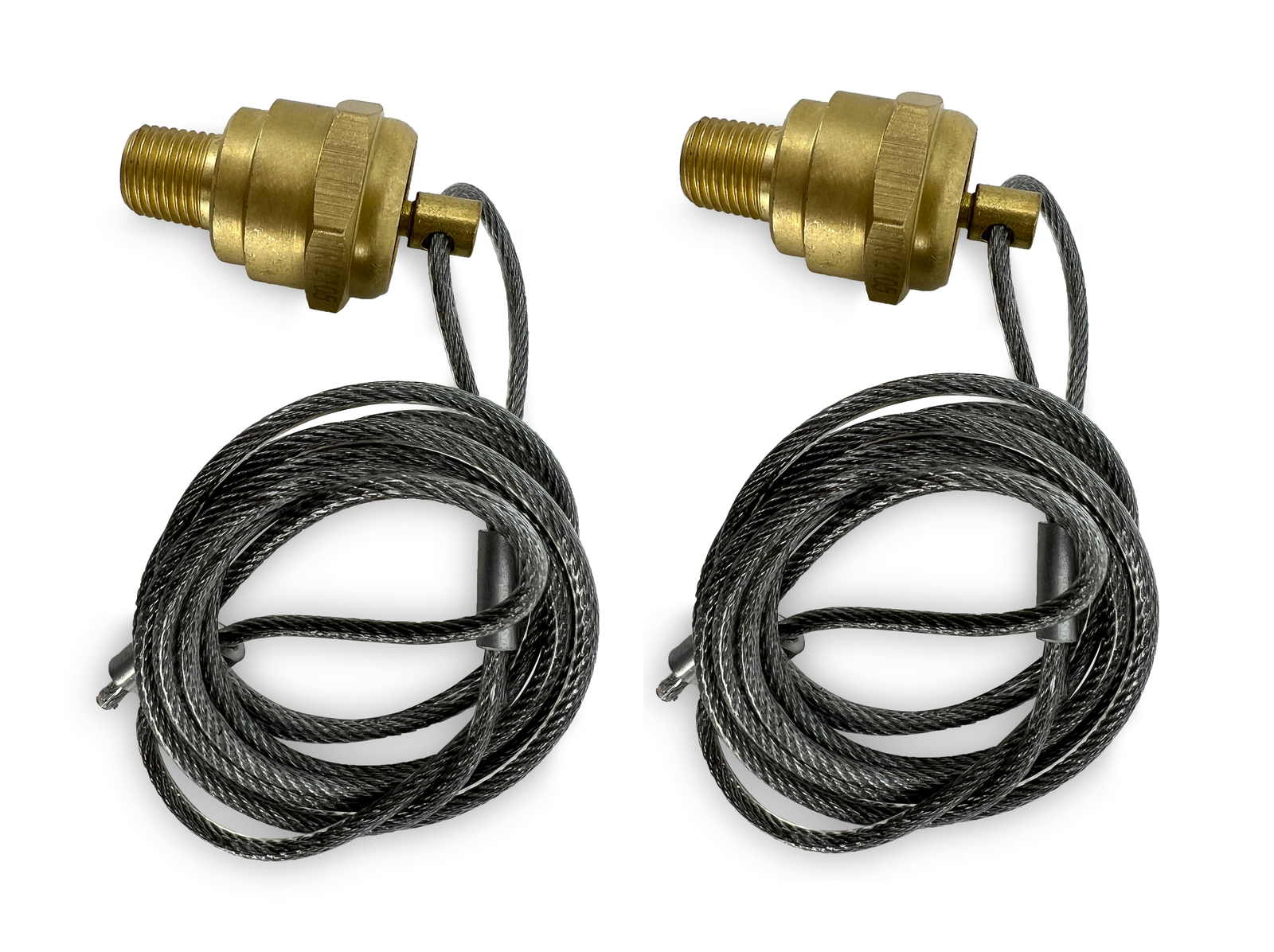 2x Air Tank Drain Valve with 5 ft cable fits All Trucks Replaces Haldex 12105