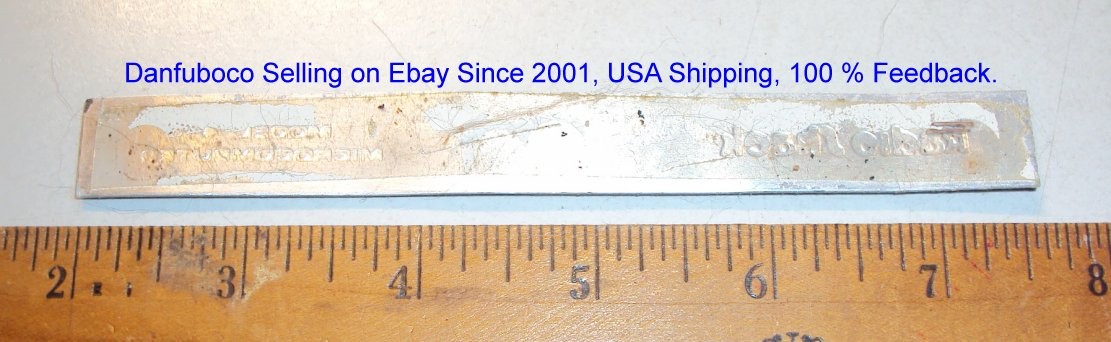 Radio Shack TRS-80 Model 4 Microcomputer Label from system, pull..