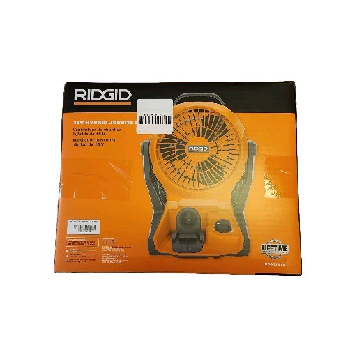 RIDGID R860721B 18V Cordless Hybrid Jobsite Fan (Tool Only) New !!!