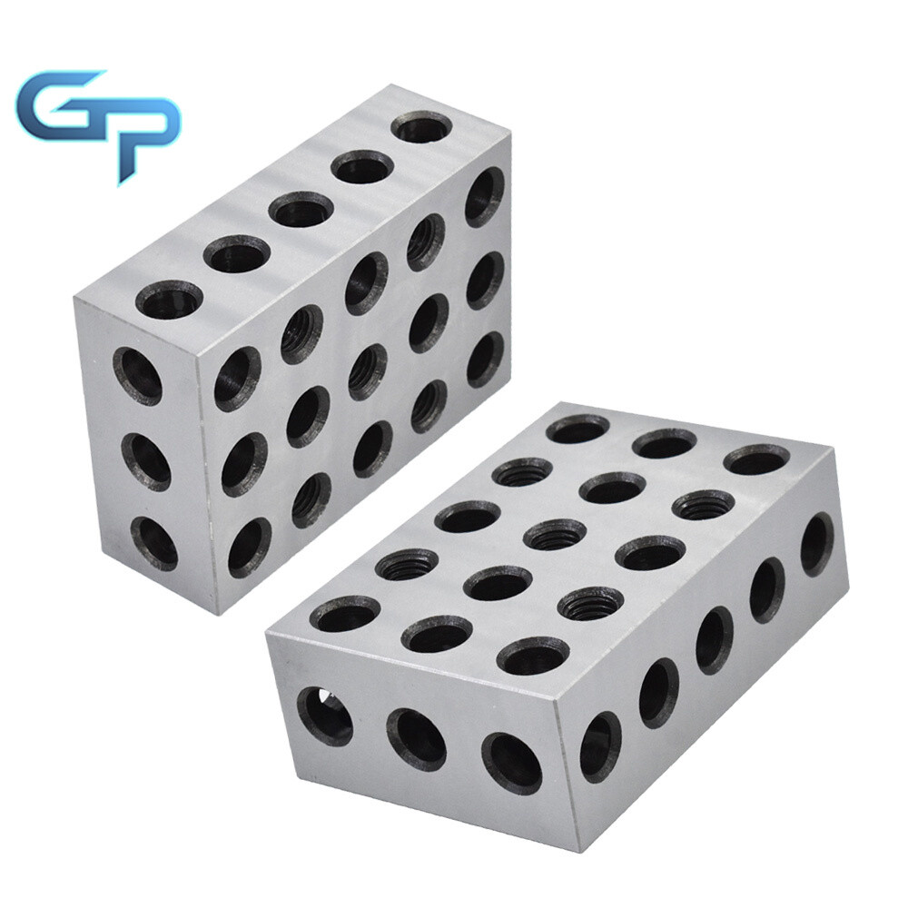 2-4-6 Blocks 23 Holes Matched Pair Machinist 246 Jig Ultra Precision .0002"