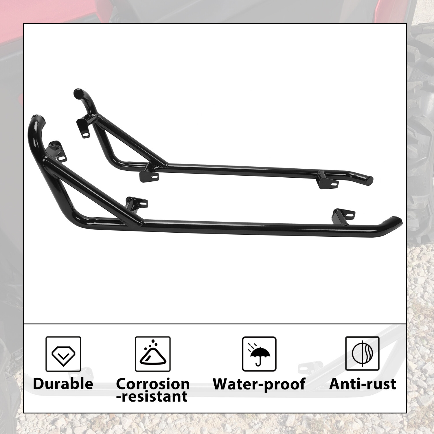 Side Nerf Bars Rock Sliders for 14-23 Polaris RZR XP 1000 900 Trail 900 S Turbo