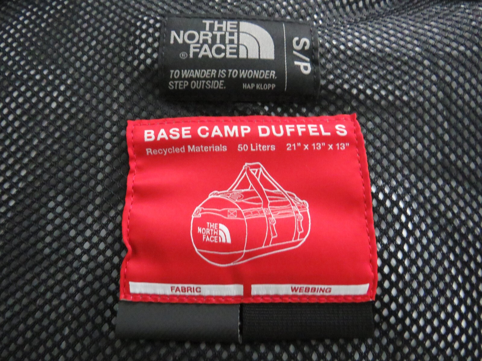 The North Face Small Base Camp Duffel Packable Travel Backpack - TNF Black NPF