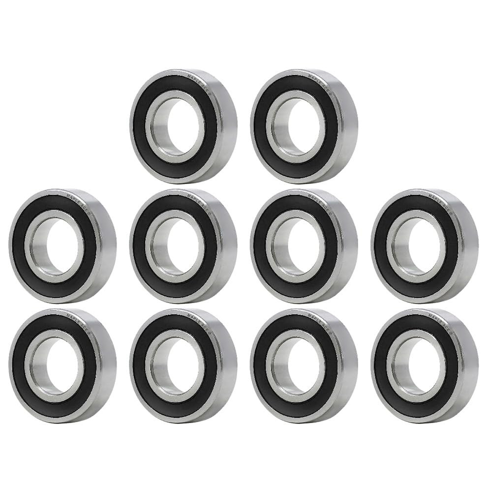 6202-2RS Ball Bearing 15x35x11mm 6202 2RS Rubber Sealed Supreme (PCs 10)