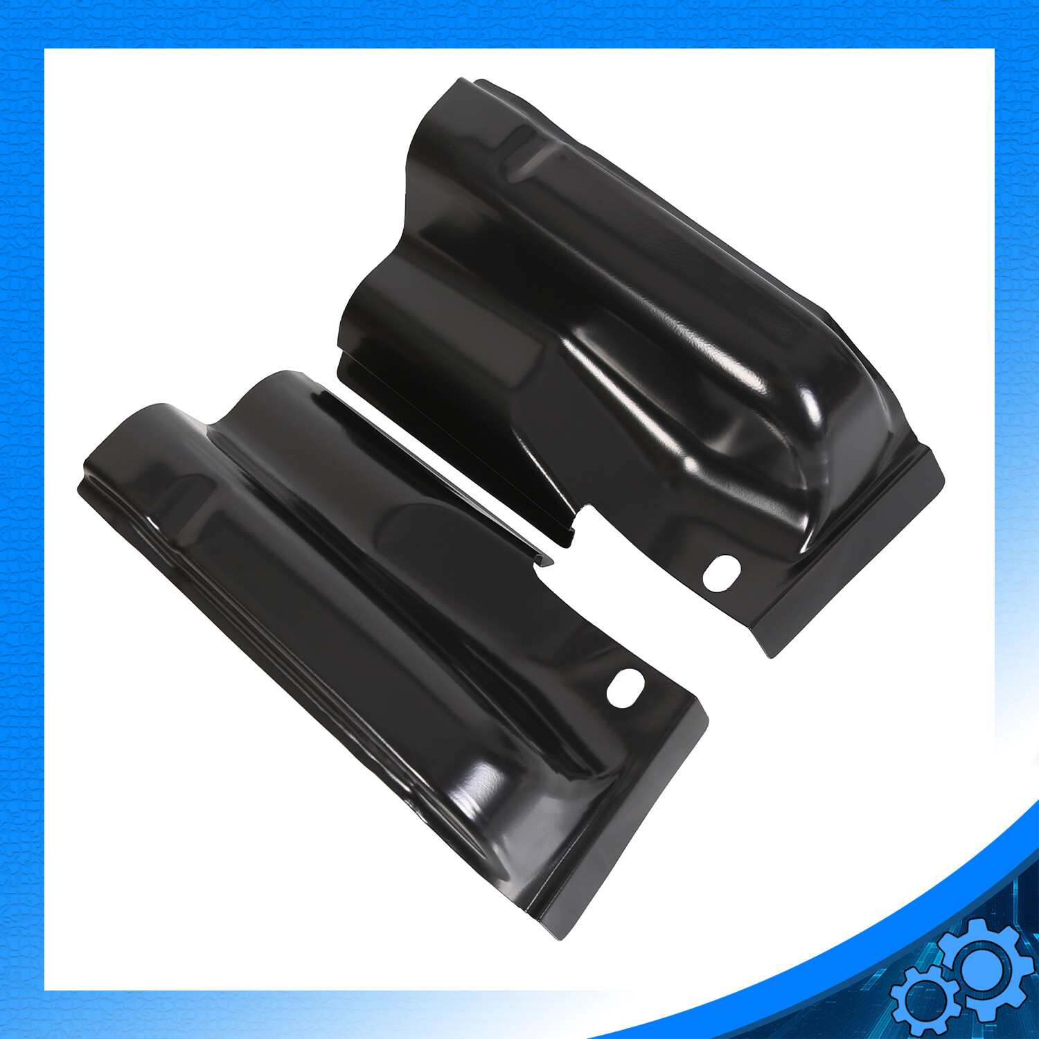 For 2009-2010 2011-2014 Ford F-150 F150 4 Door Crew Cab Steel Cab Corners Pair