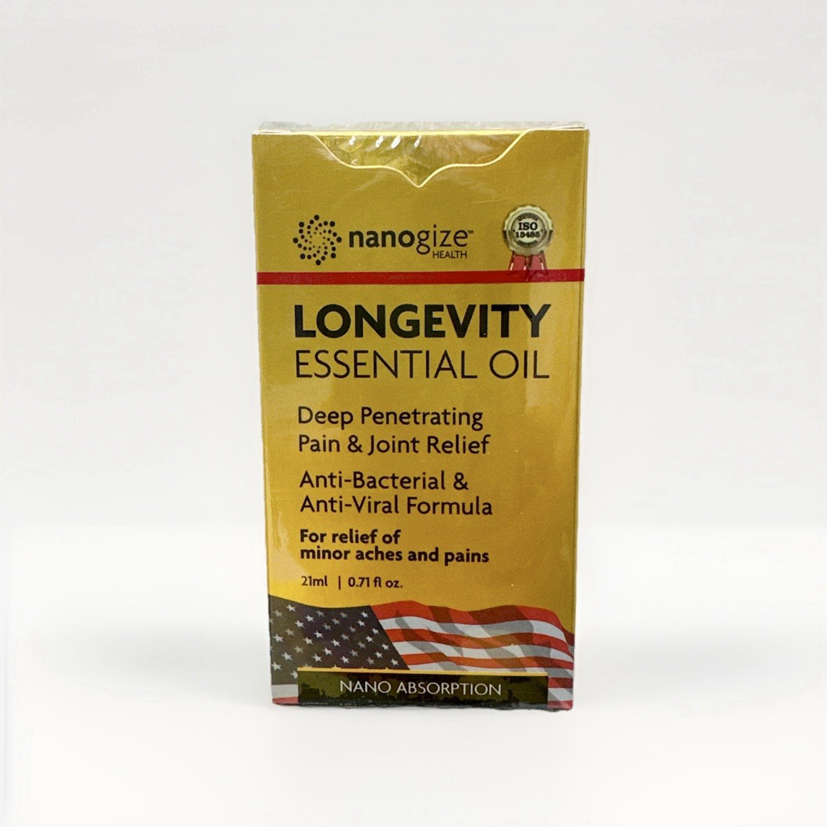 Nanogize Health Longevity Essential Oil Deep Penetrating Pain & Joint Relief