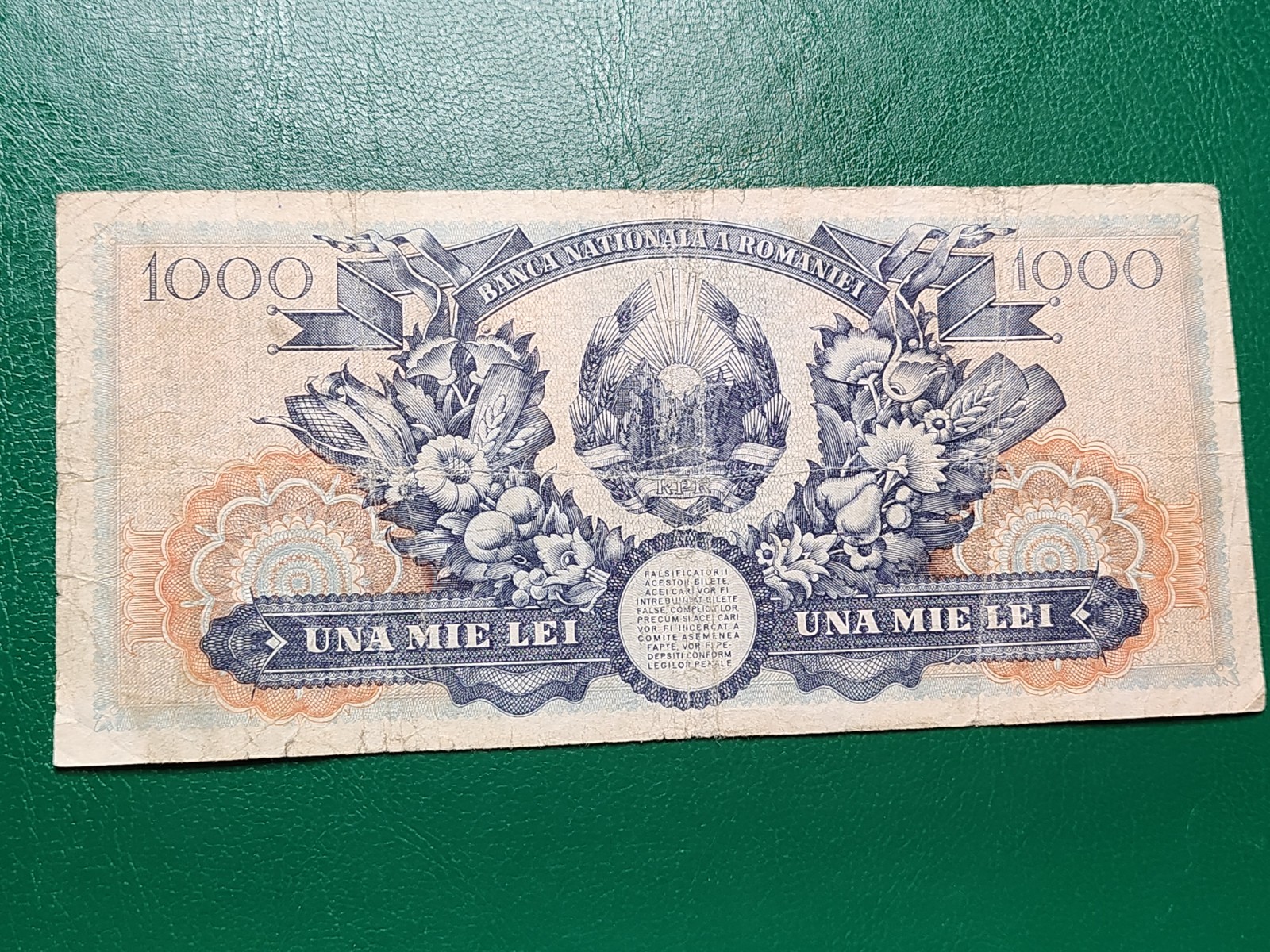 ROMANIA - 1000 LEI 1948 - BANKNOTES