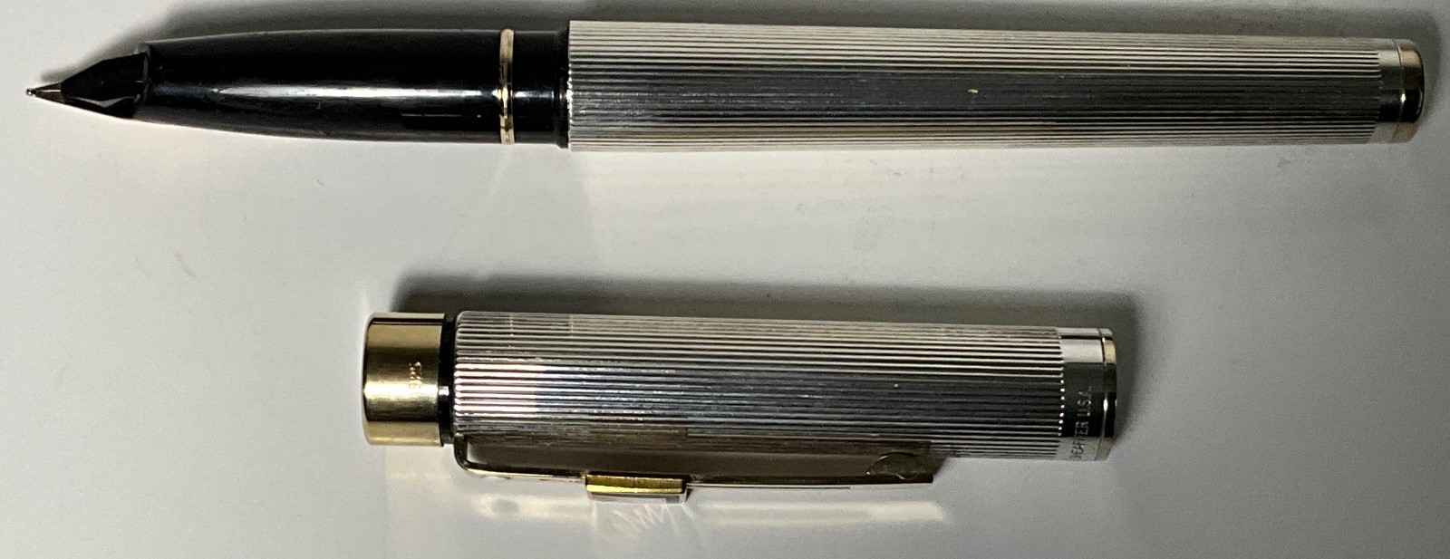 Sheaffer Imperial Sterling Silver Fountain Pen Made in USA - 14K Nib