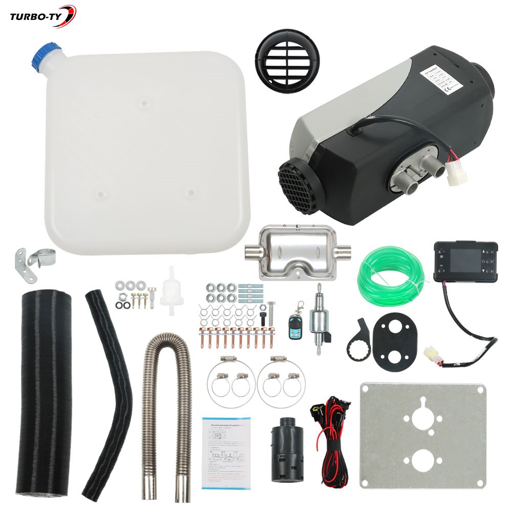 For Trucks Trailer Air Diesel Heater Remote W/LCD Thermostat 10L Tank 12V Diesel