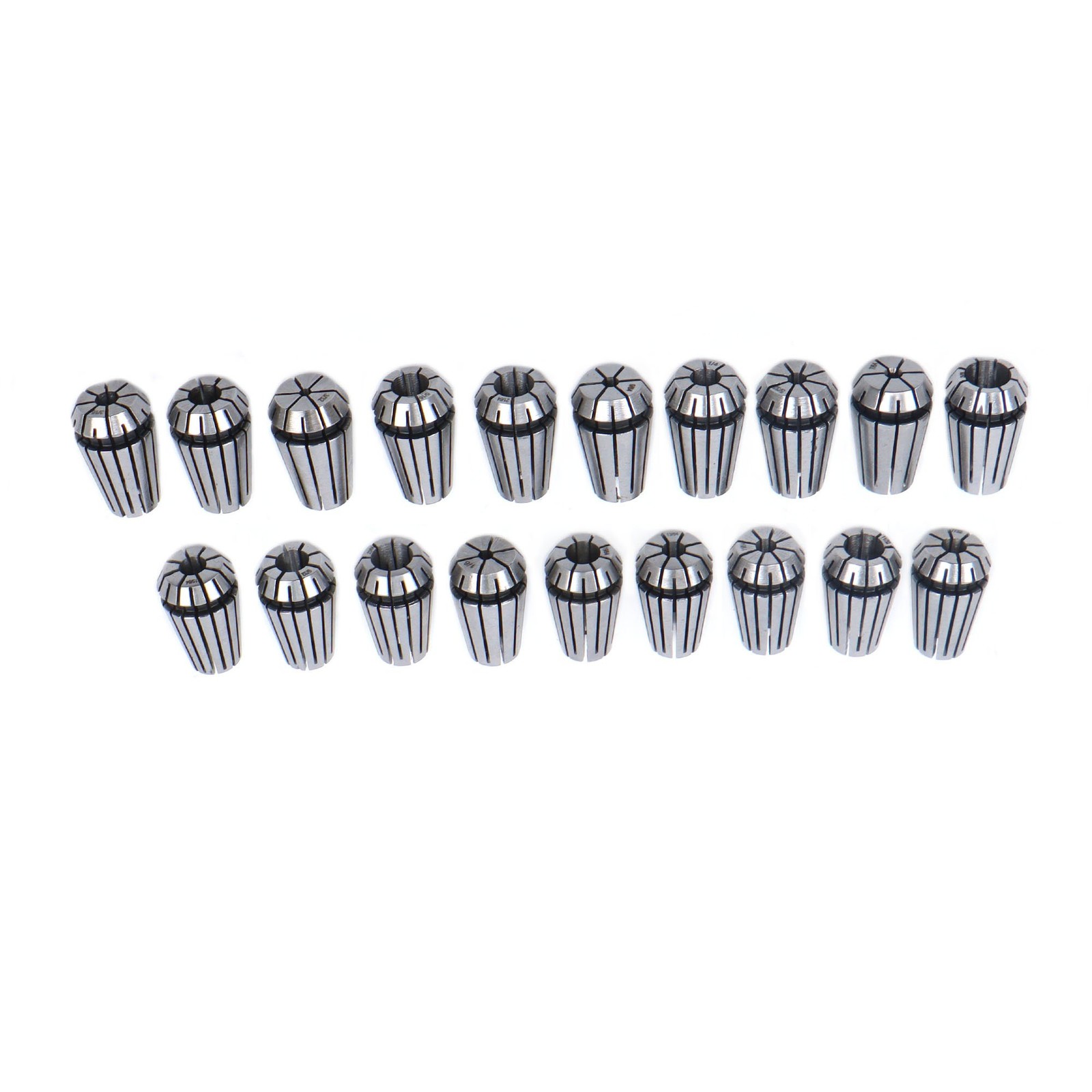 19 Pack ER16 Spring Collet Set For CNC Milling Lathe Tool Engraving Machine