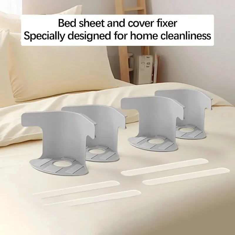 4PCS Lock Sheet Holders Keep Sheets Tight Heavy Duty Straps Fit All Mattresses