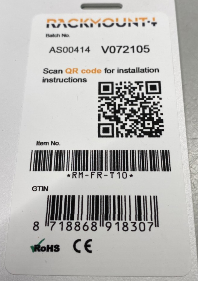 Rackmount IT RM-FR-T10 Rack Mount Kit for FortiGate