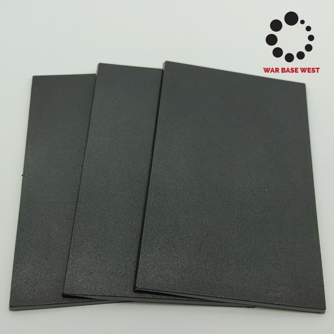 Lot Of 3 100mm x 150mm Rectangle Bases Used For Warhammer Fantasy Nagash K'daai