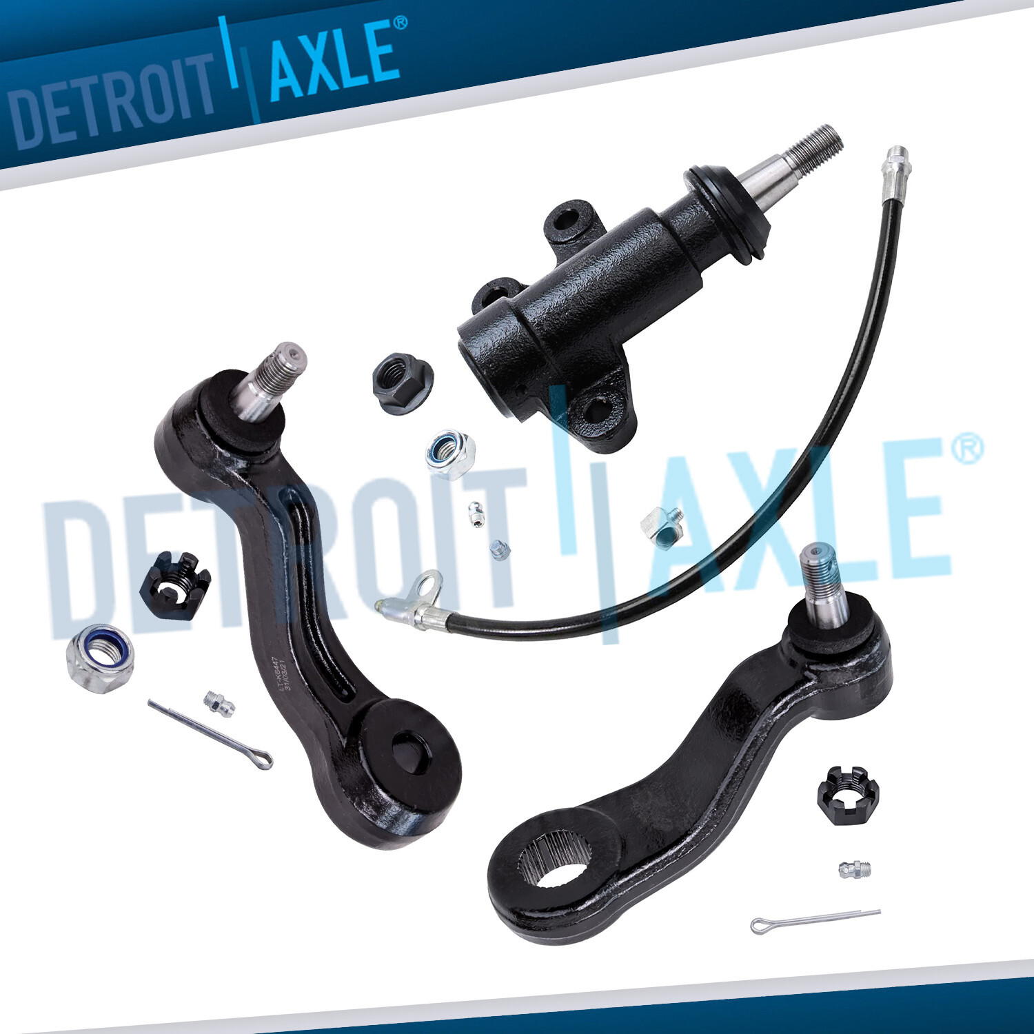 New 3pc Suspension Kit: Idler Bracket Assembly + Idler Arm + Pitman Arm for GM
