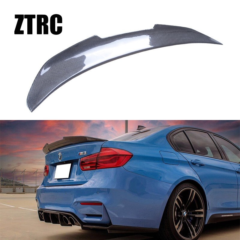 Carbon Fiber Trunk Wing Spoiler For BMW F30 320 330 M340i/M3 F80 2011-2019