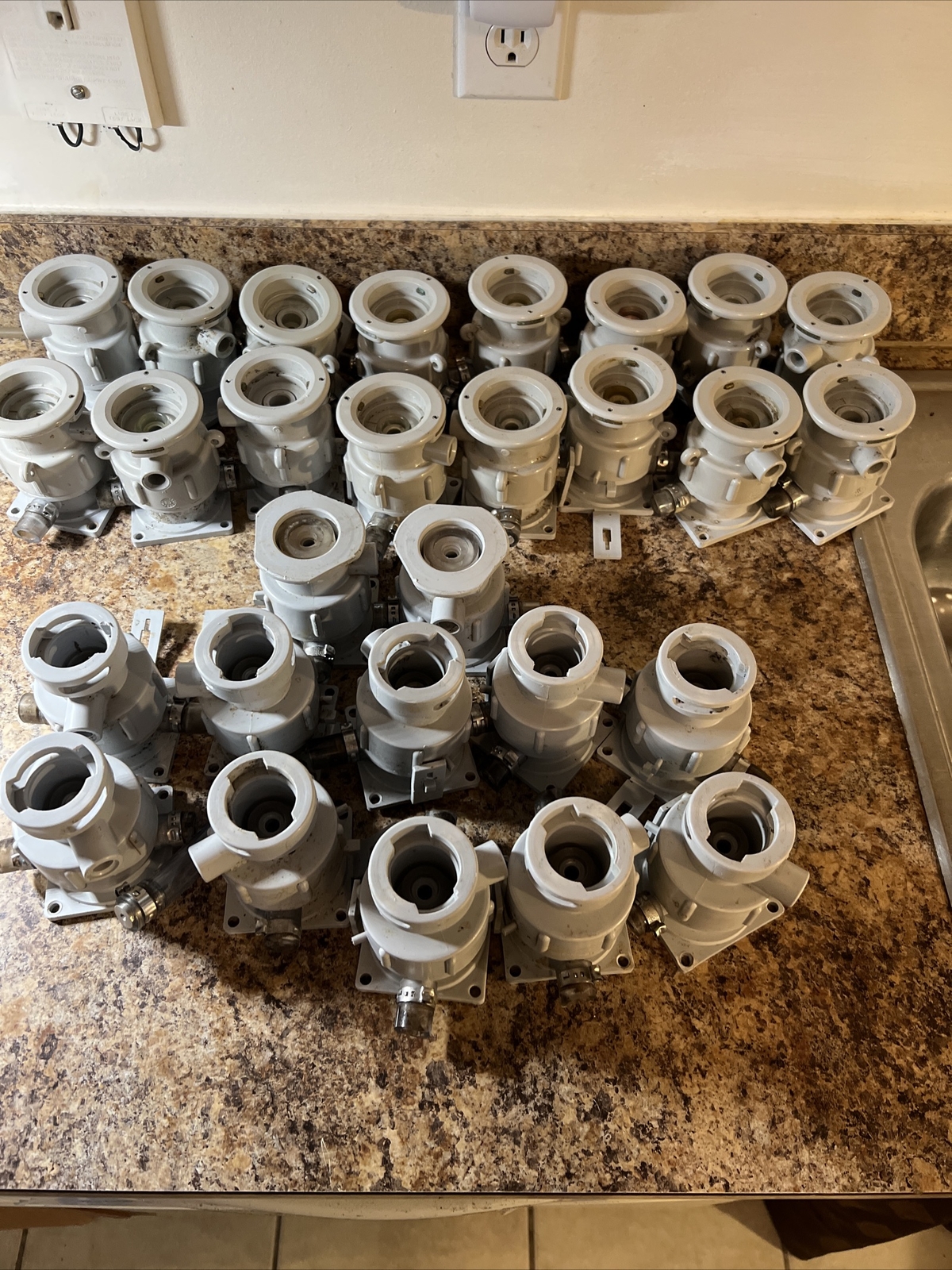 Cleaning System Cap for Sankey System Couplers : G, D, U,.  Total of 28 Caps