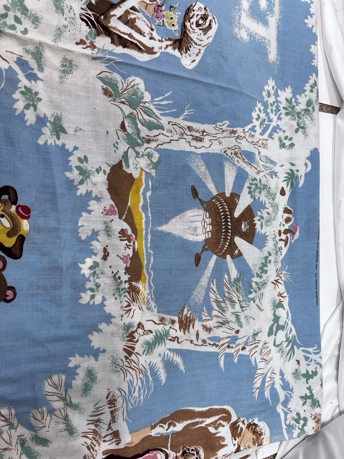 Vintage 1982 E.T. The Extra-Terrestrial Movie Twin sheet set Flat Fitted Movie