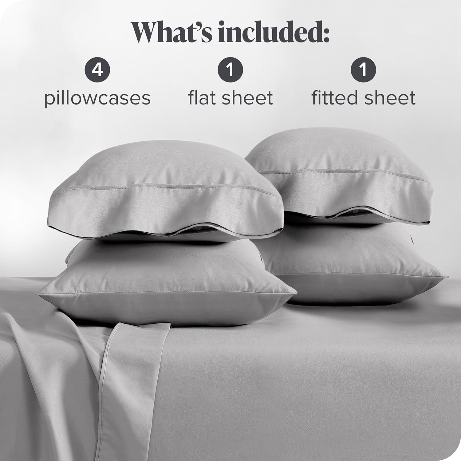 Hotel Luxury Queen Sheet Set, Extra Soft - 6 Piece Set - Deep Pockets - Easy