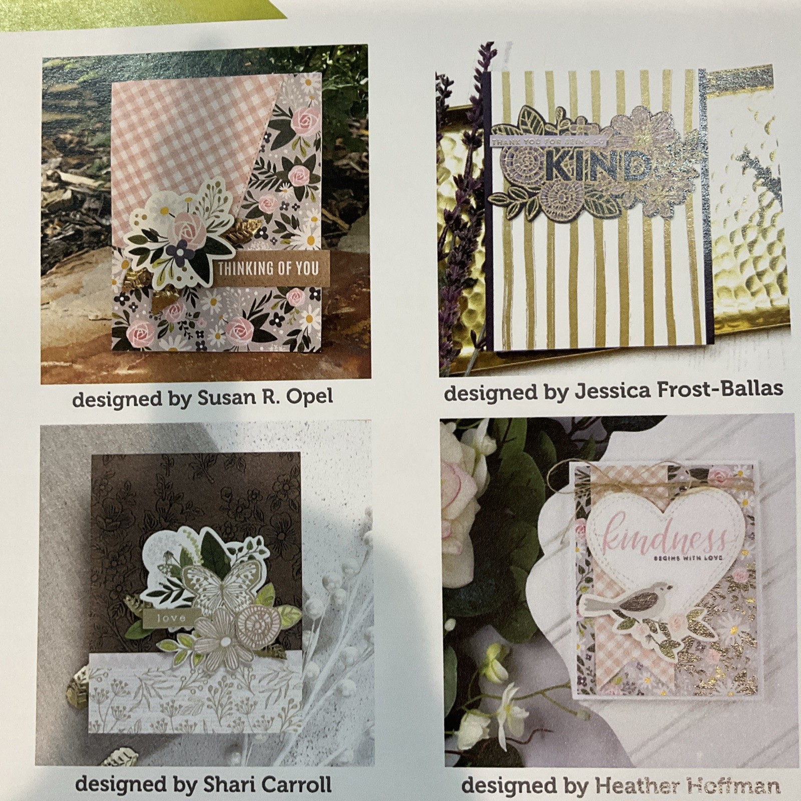 simon says stamps Kind Flowers Stamp And Craft Kit NIP