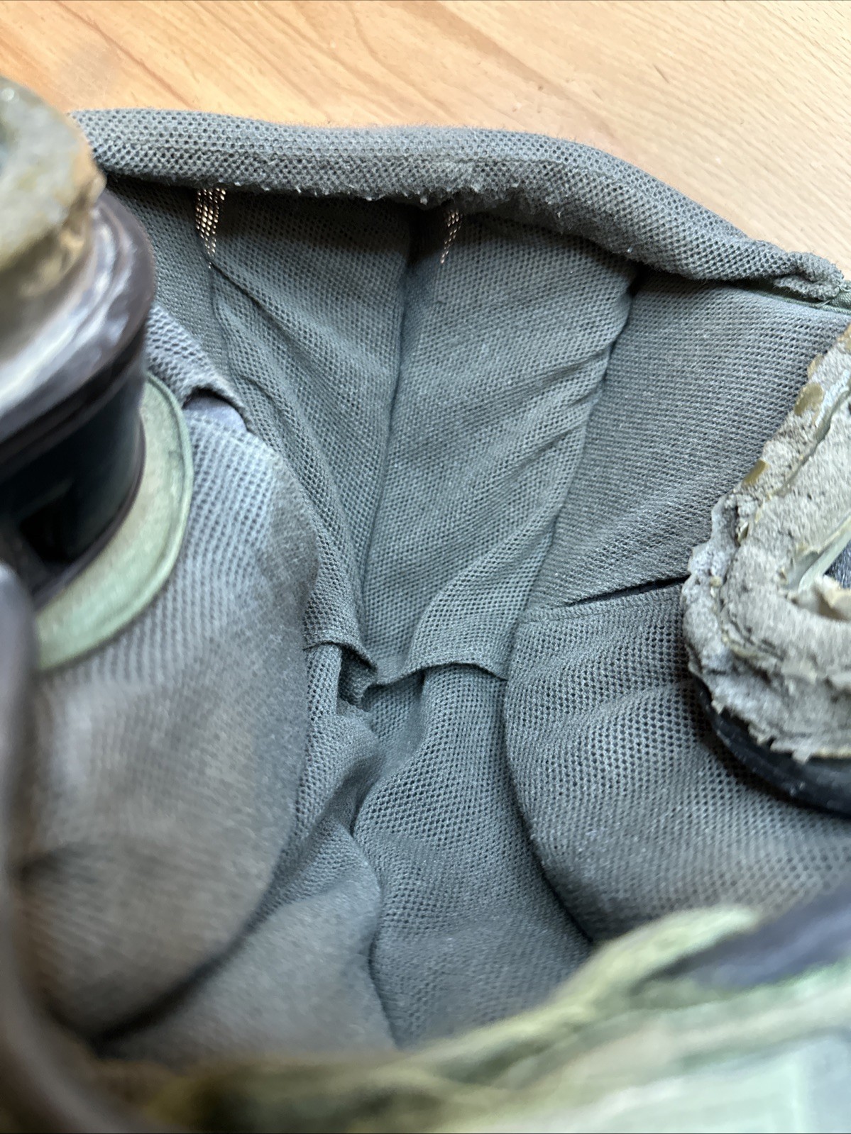 USED CVC TANKER CREWMAN HELMET TACTICAL HEADSET LINER BOSE COMMS BOOM MIC LARGE