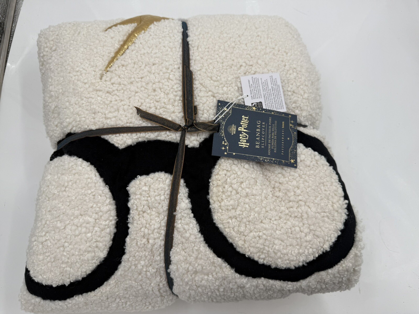 New Pottery Barn Teen Harry Potter Lightning Bolt/Glasses Bean Bag Slipcover