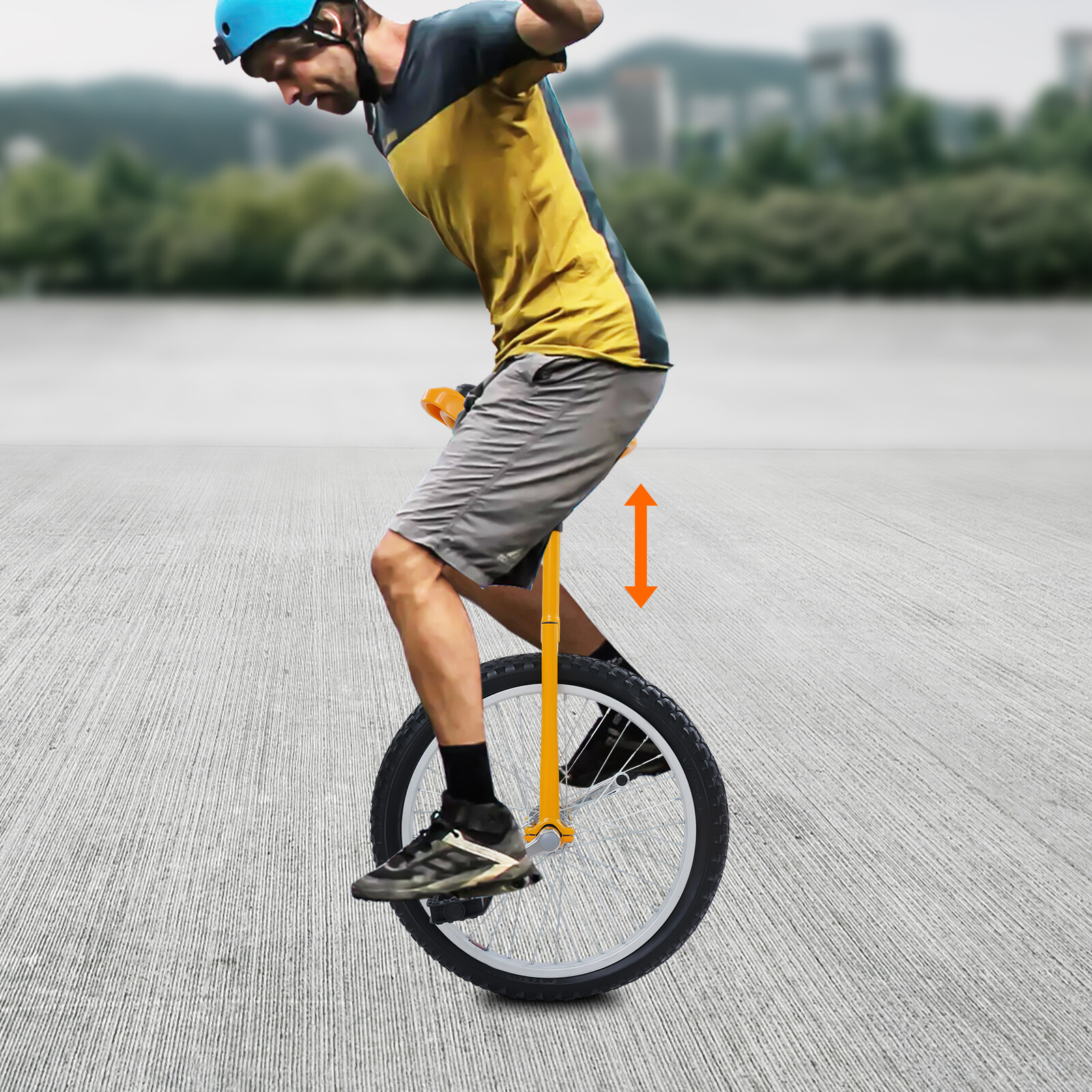 20 Inch Unicycle Adjustable Unicycle Height Outdoor Unicycle Outdoor Unicycle