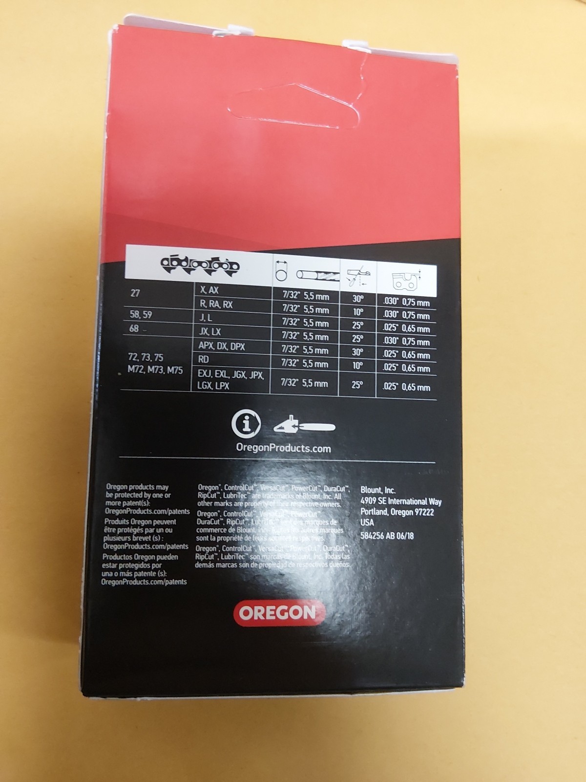 Oregon 72LPX072G Chain 20" 3/8 .050 NEW,T1