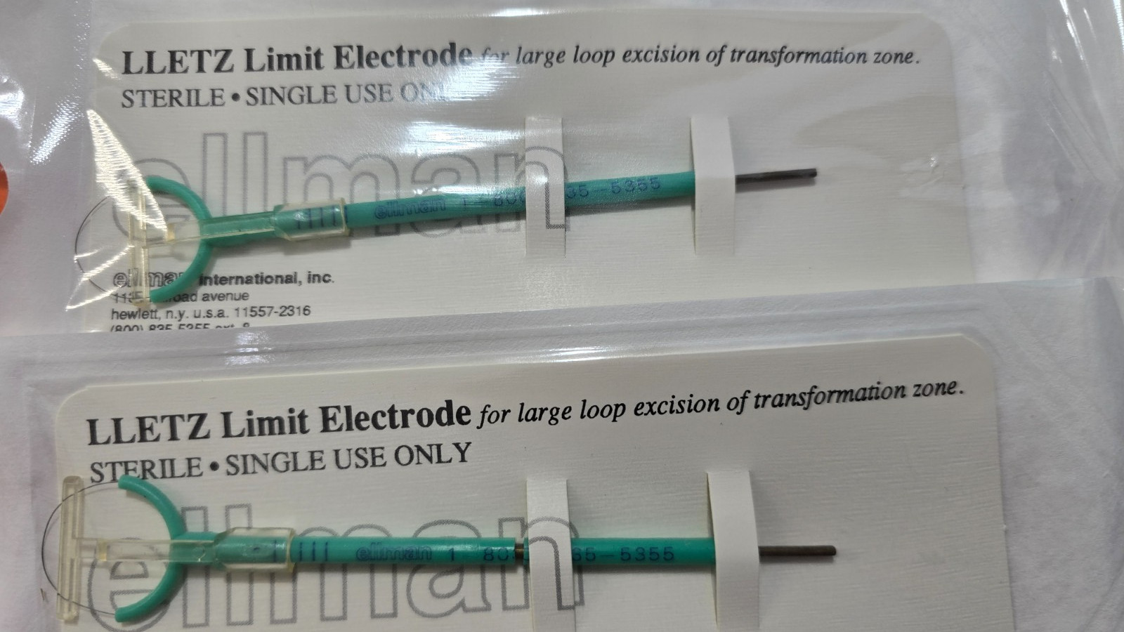 ellman Lletz Loop Electrode 20mm x 1/16" cm Lot of 5 Sterile