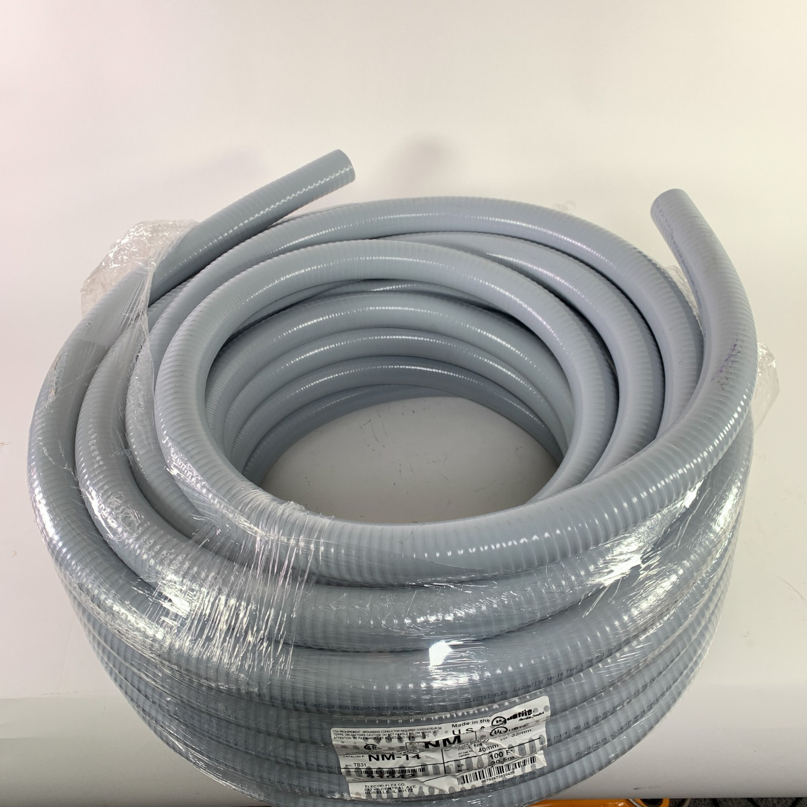 Aquatite 81042 1-1/4" x 100ft NM Flex Nonmetallic Conduit Liquid-tight NM-14