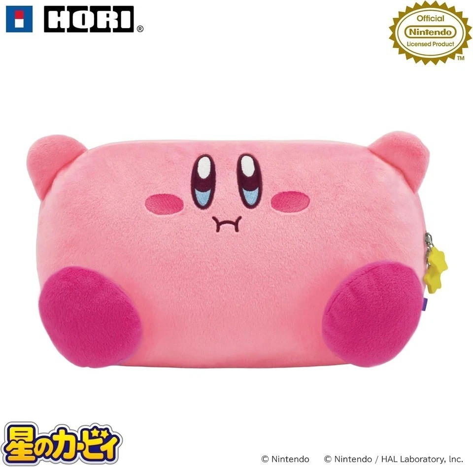 Kirby Plush Pouch for Nintendo Switch 2 OLED HORI Japan Limited NSX-121 New rare