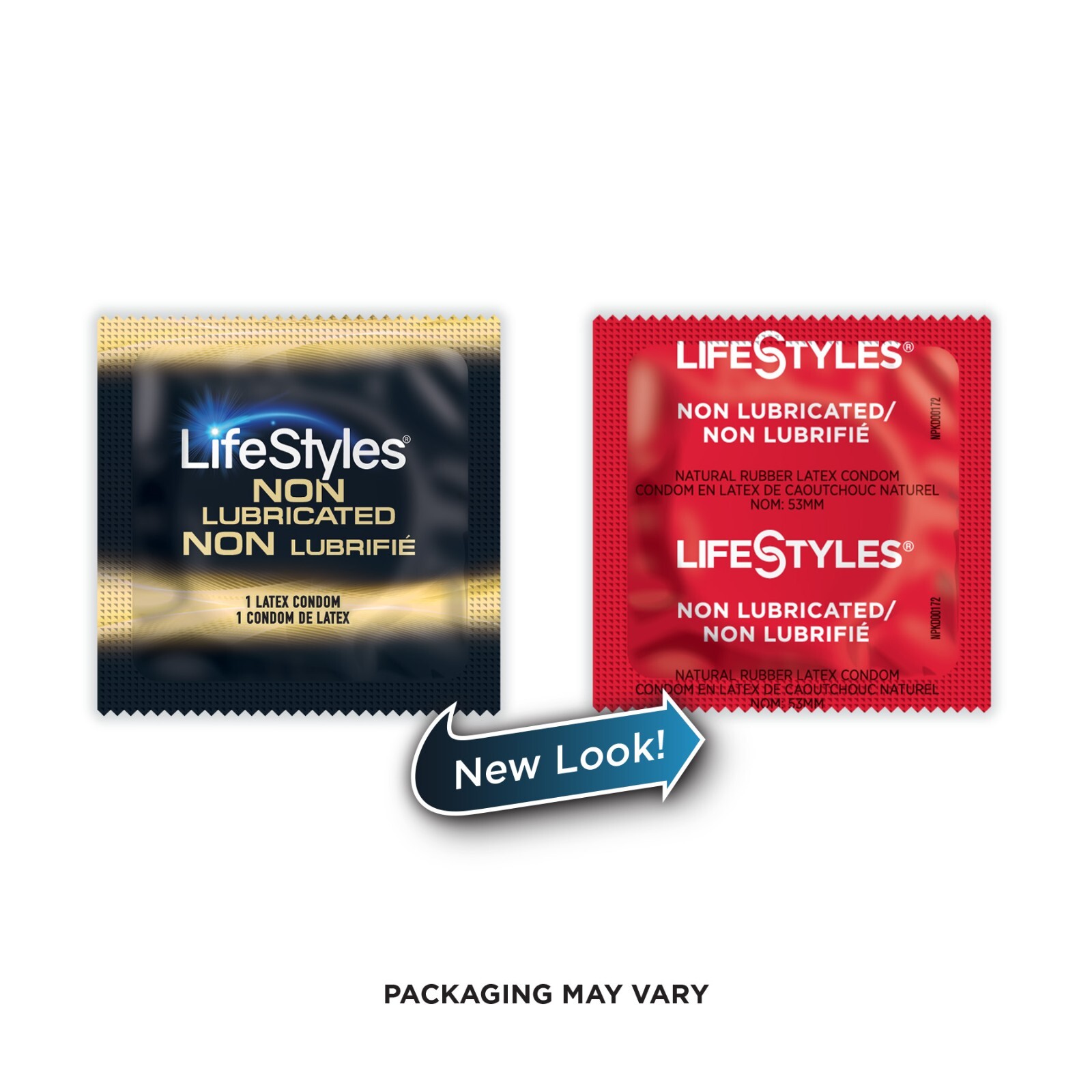 Lifestyles Ultra Sensitive Dry Non-Lubricated Bulk Condoms - Choose Quantity