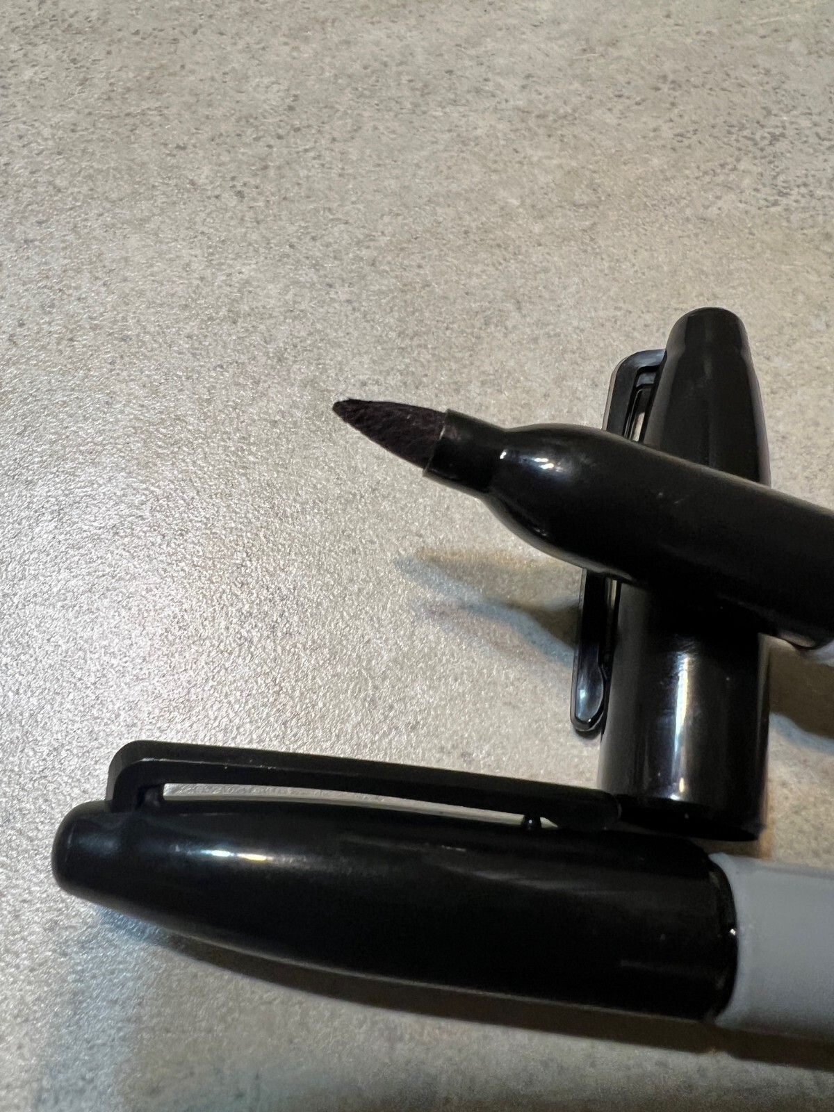 2 Self Defense Tactical EDC Sharpie pens with G10 point Non Metallic